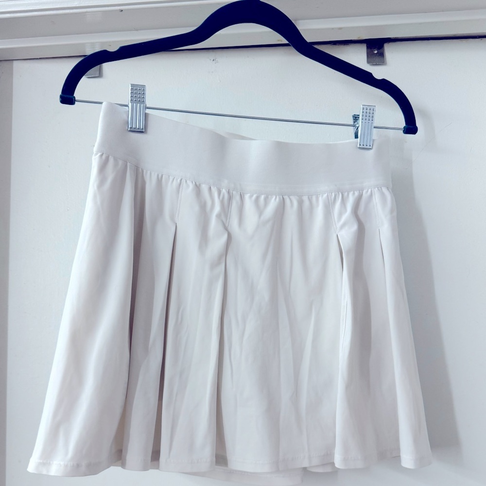 lululemon athletica White Pleated Skirt